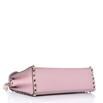 Valentino Garavani Vitello Small Rockstud Single Handle Flap Bag Cipria 4 of 6