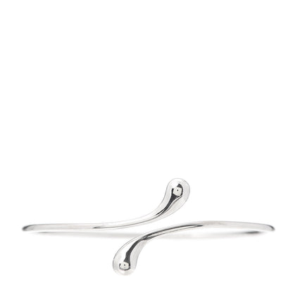 Tiffany Sterling Silver Elsa Peretti Teardrop Bangle Bracelet 1 of 4