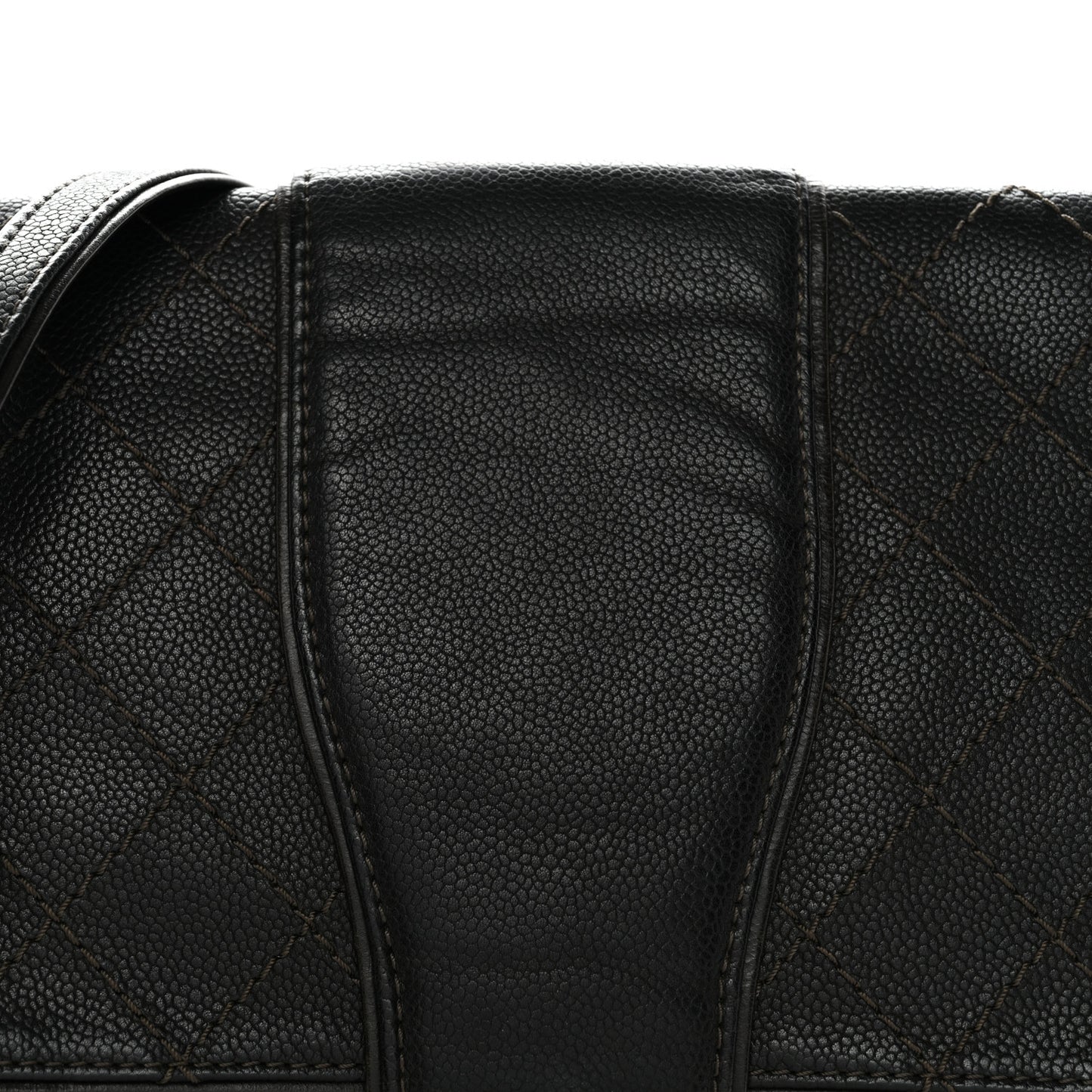 Caviar Aged Calfskin Medium Bubble Graphic Messenger Bag Grey