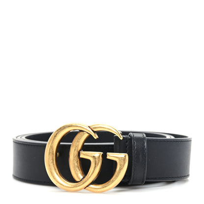 Gucci Calfskin Double G 30mm Belt 105 42 Black 1 of 4