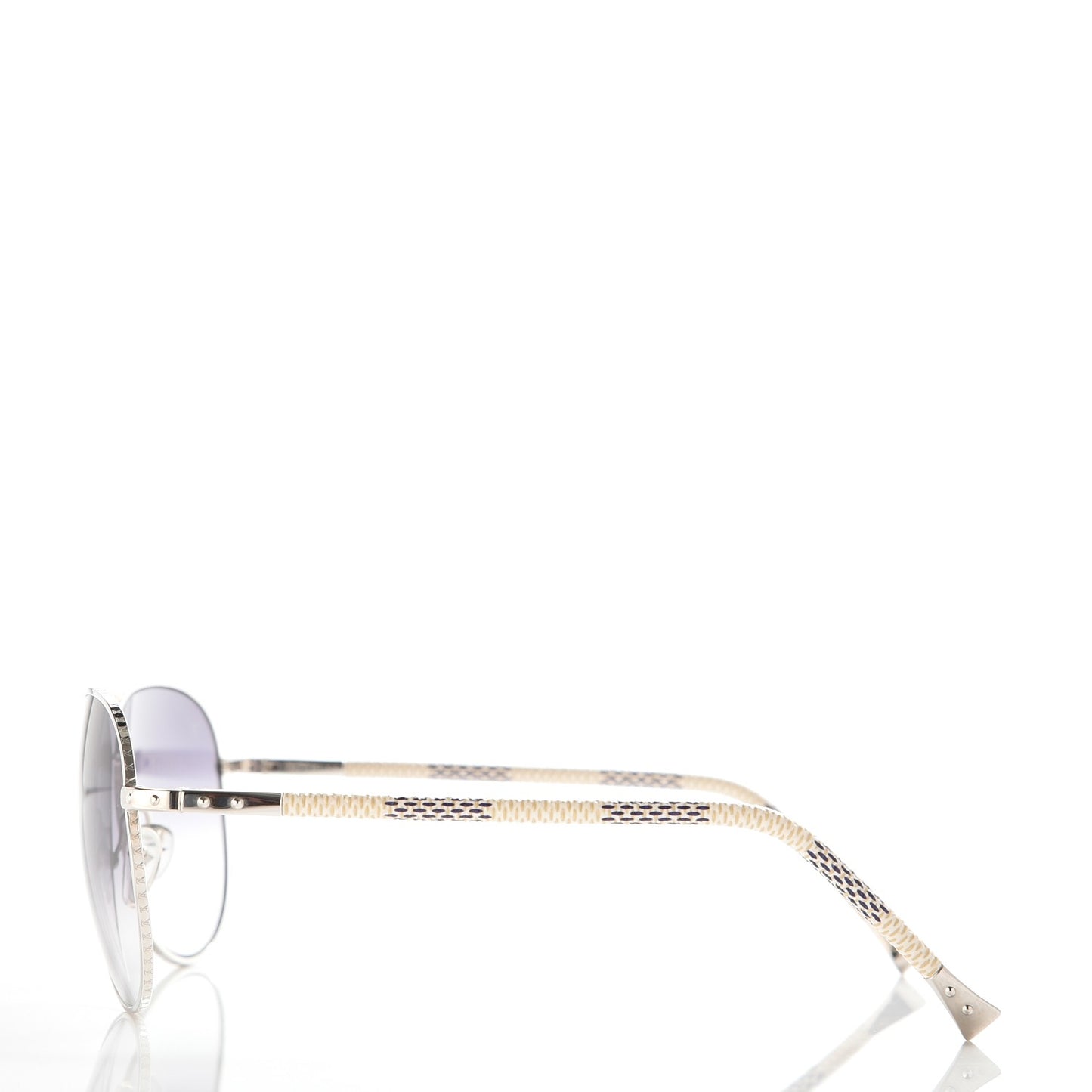 Damier Azur Conspiration Pilote Aviator Sunglasses Z0203U