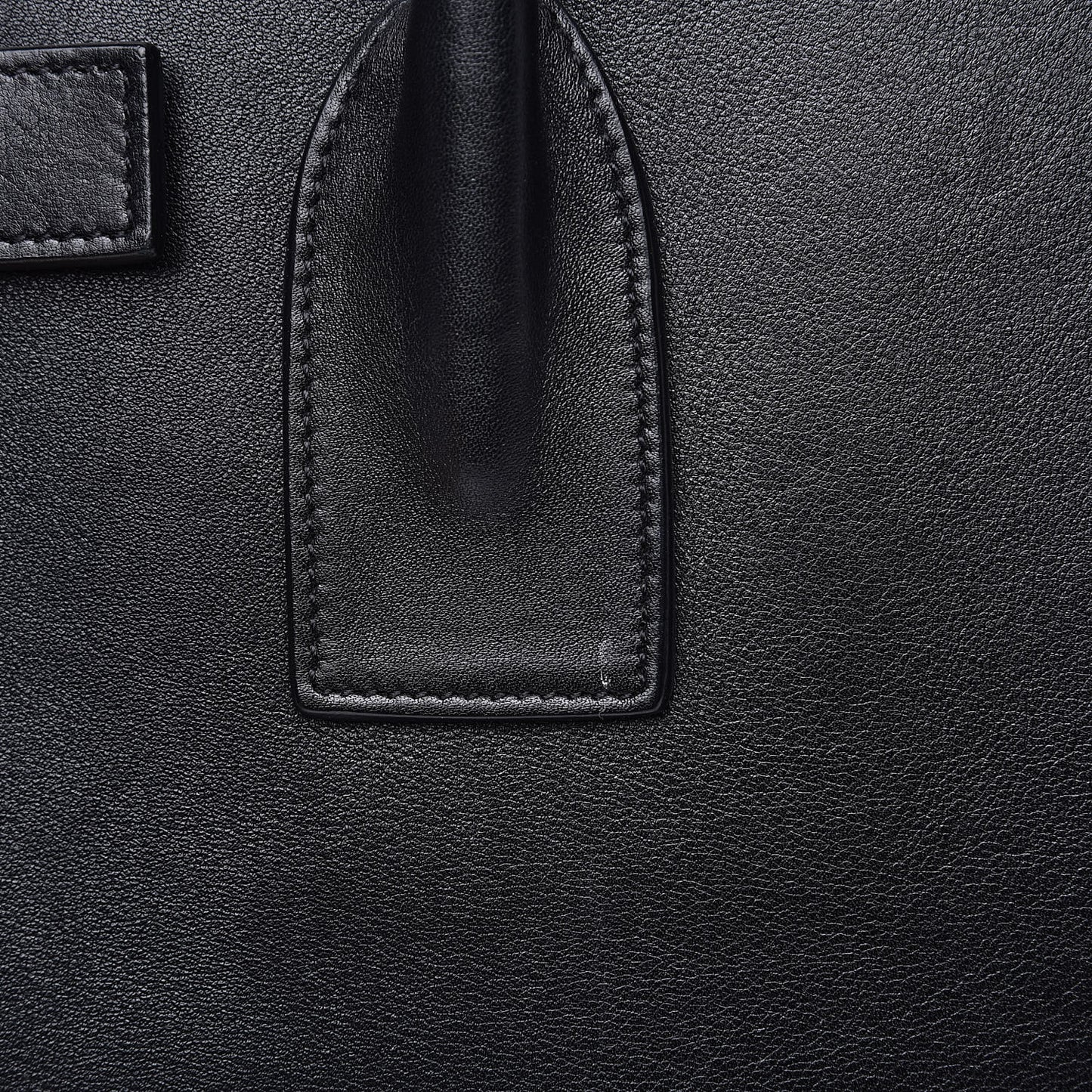 Calfskin Small Sac De Jour Black