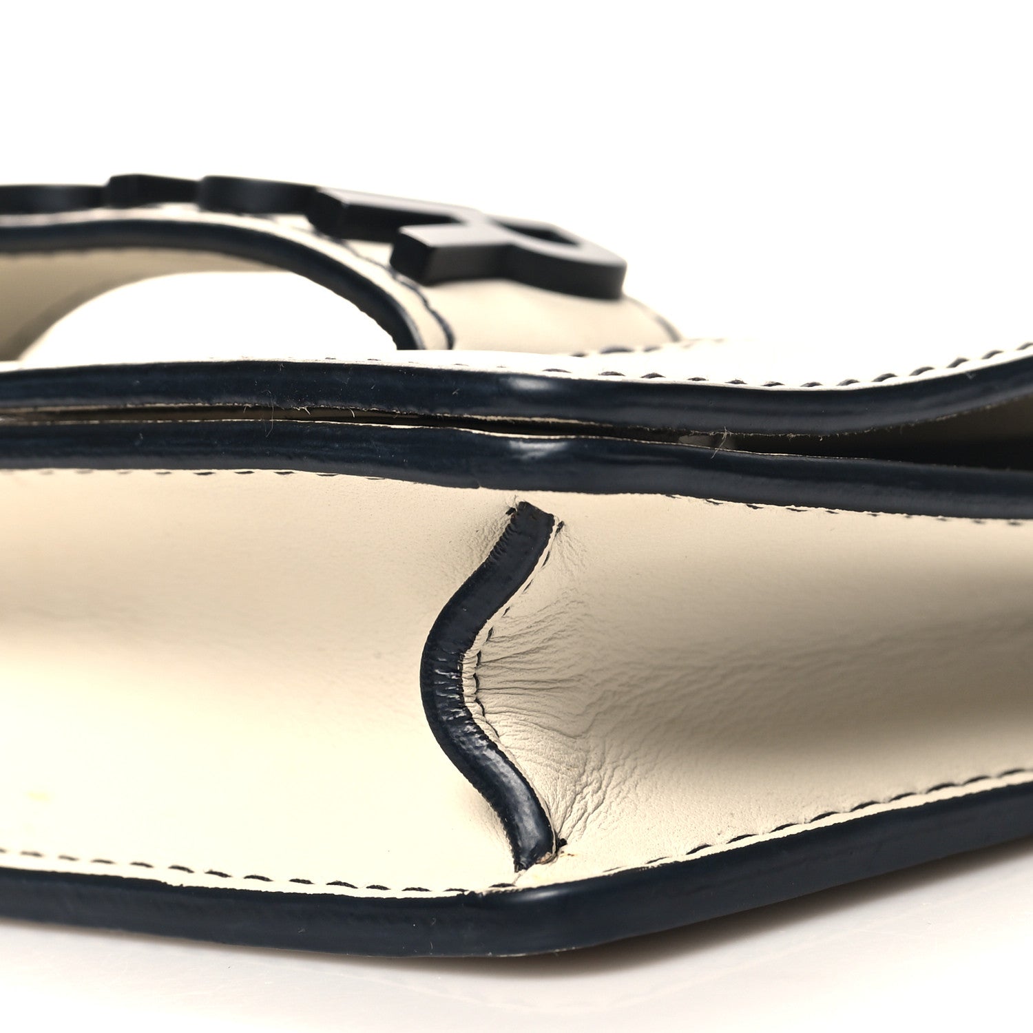 Christian Dior Calfskin J'Adior Chain Flap Bag Beige Black 9 of 13