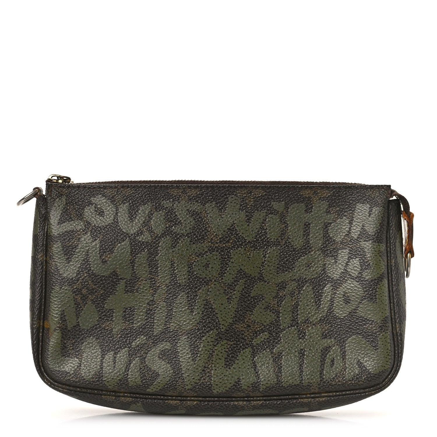 Louis Vuitton Monogram Graffiti Pochette Accessories Kaki 1 of 12