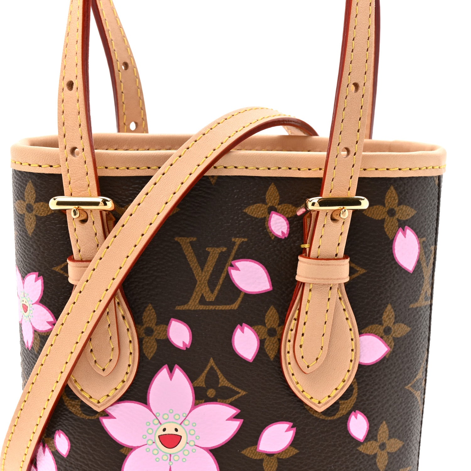 Louis Vuitton LV X TM Monogram Cherry Blossom Nano Bucket Sakura