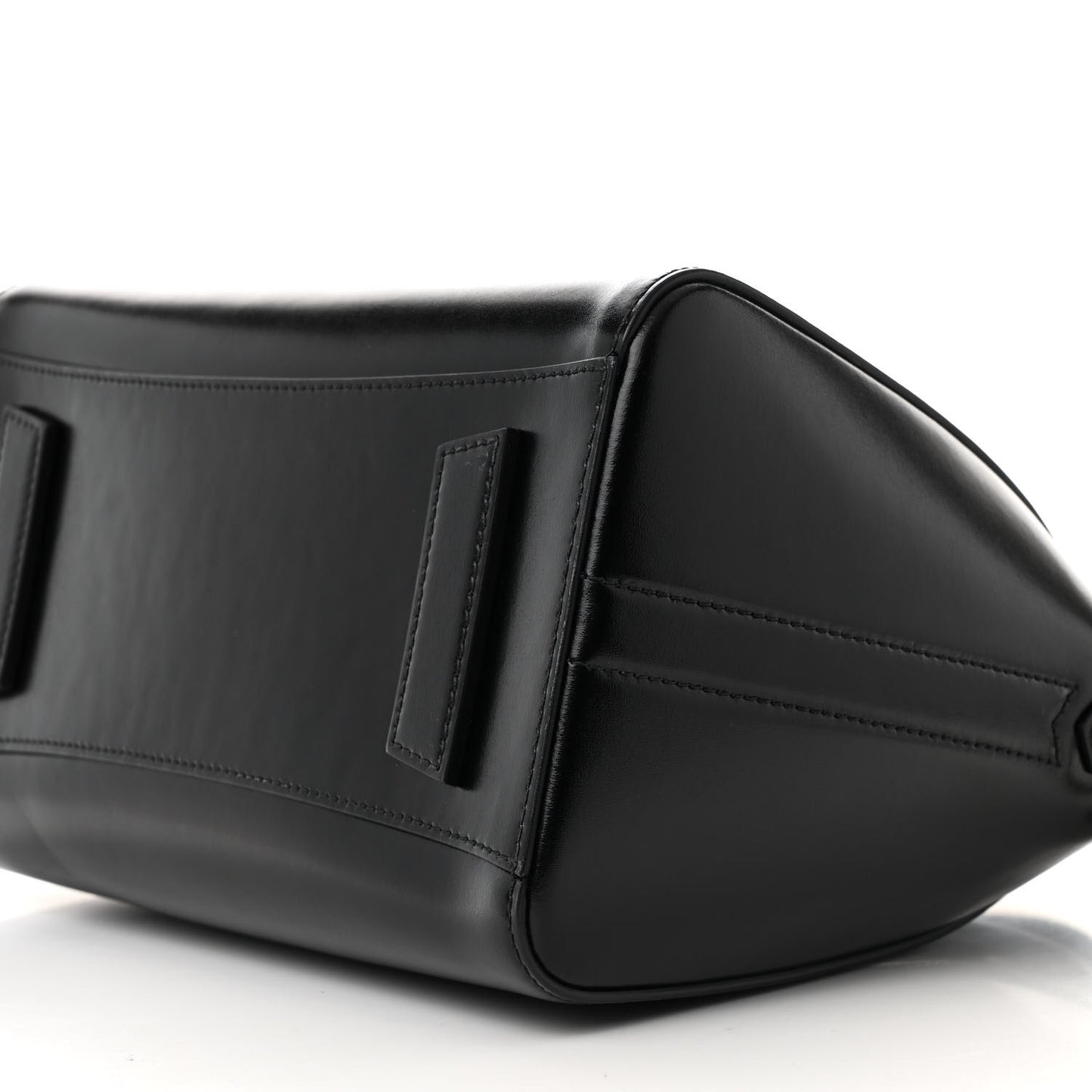 Shiny Lord Calfskin Small Antigona Black