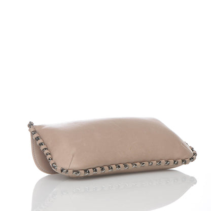 Chanel Lambskin Chain Flap Taupe 4 of 8