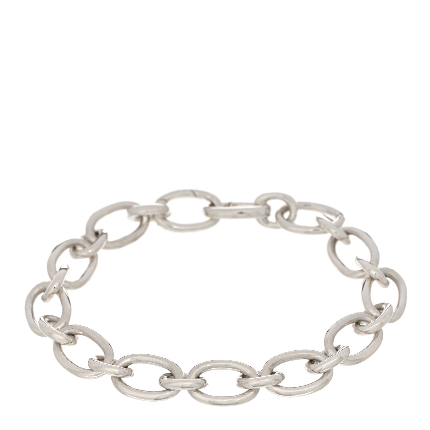 Tiffany Sterling Silver Oval Link Bracelet 1 of 3