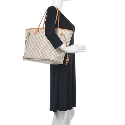 Louis Vuitton Damier Azur Neverfull MM 2 of 24