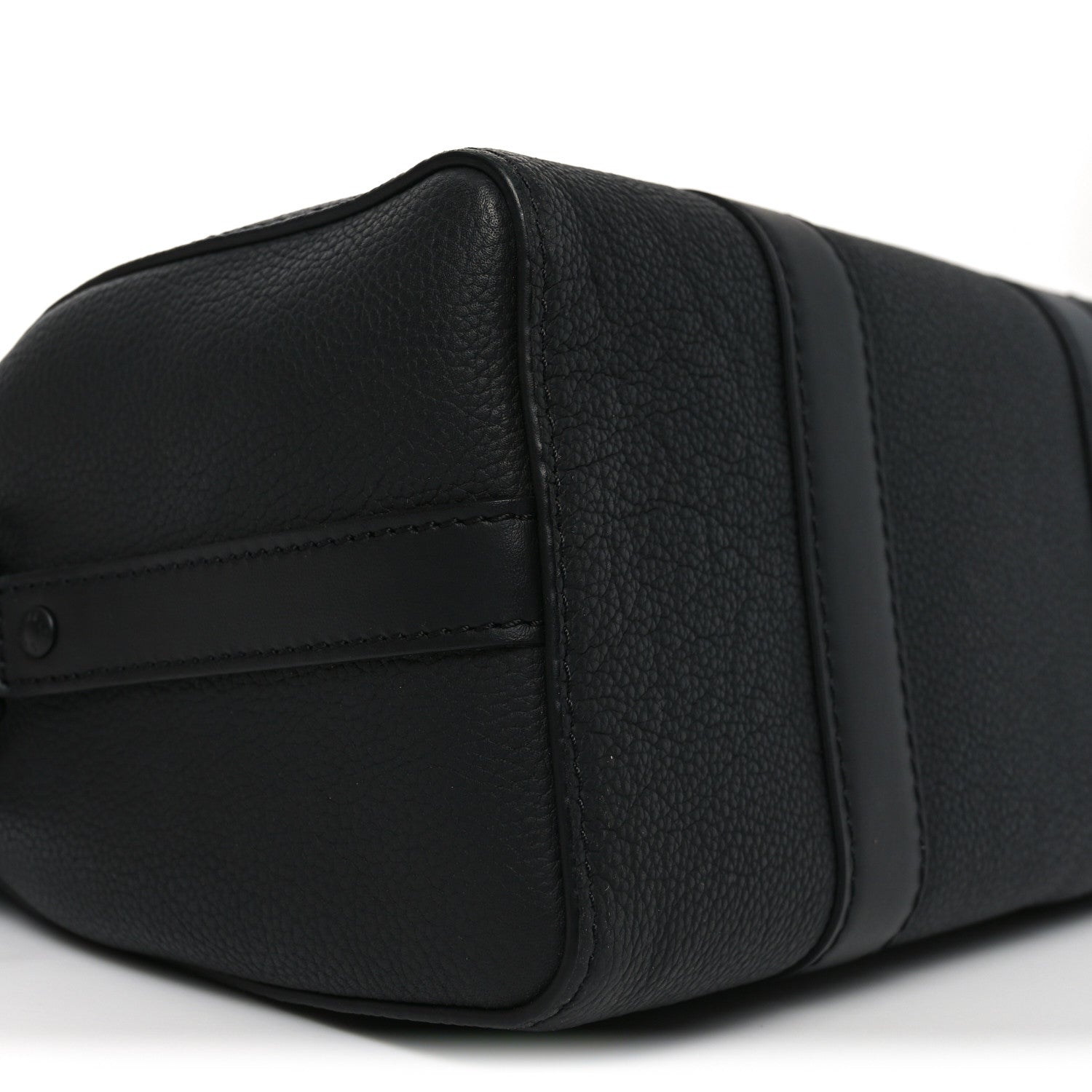 Louis Vuitton Grained Calfskin Aerogram City Keepall Black 8 of 9