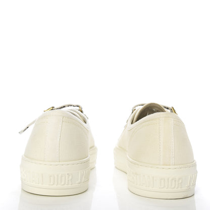 Christian Dior Canvas Walk'n Dior Low Top Sneakers 39.5 White 6 of 9