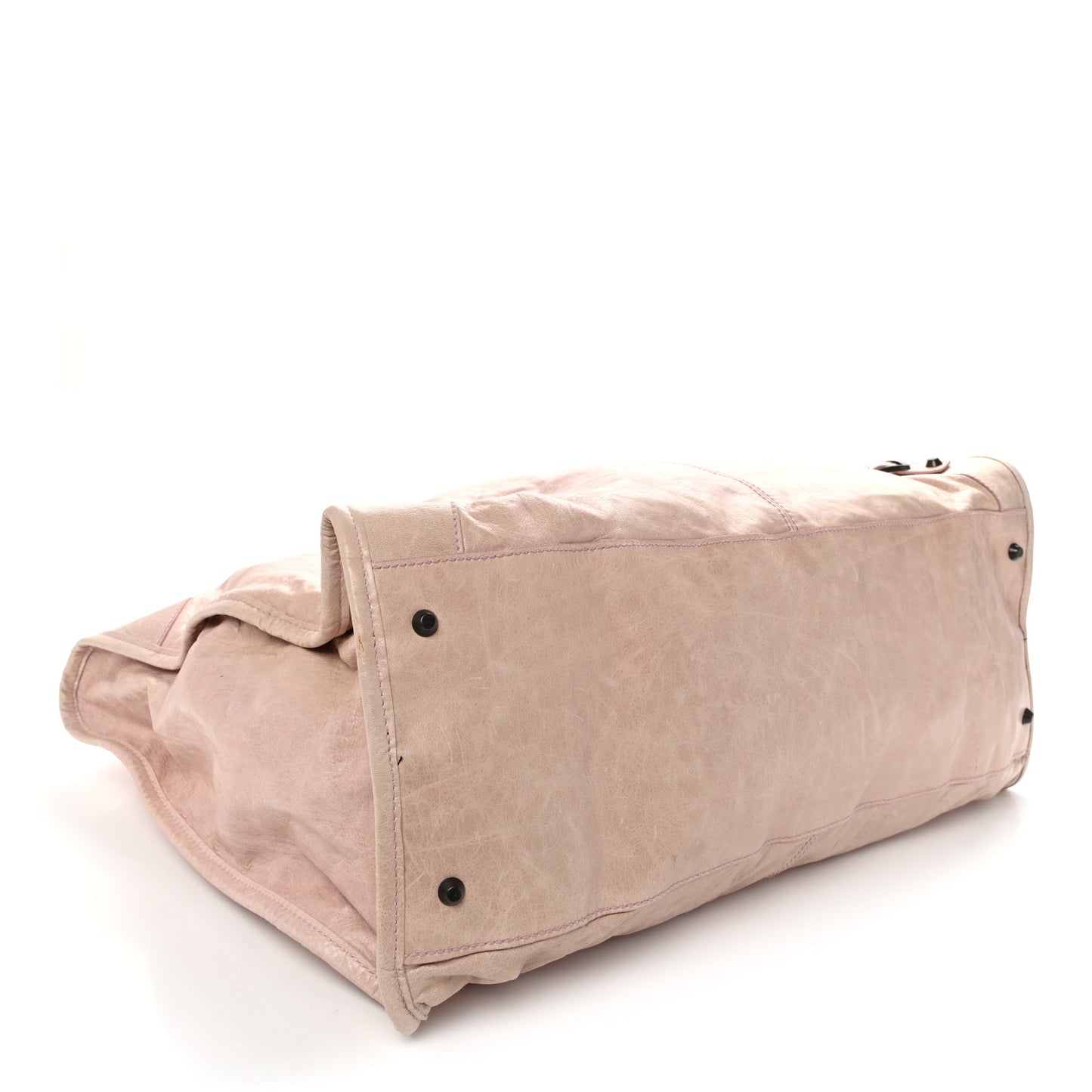 Agneau Classic Hardware Weekender Light Pink