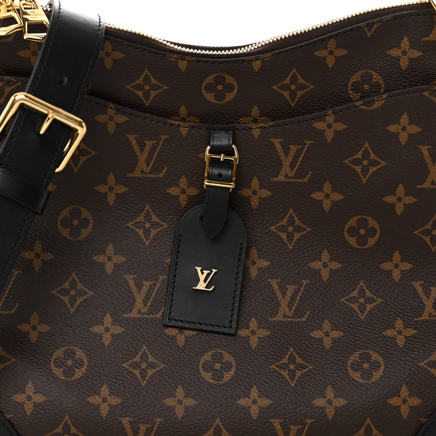 Louis Vuitton Monogram Odeon MM Black 7 of 10