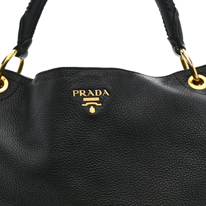 Prada Vitello Daino Hobo Black 8 of 14
