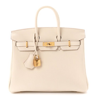 Hermes Togo Birkin 25 Craie 1 of 11