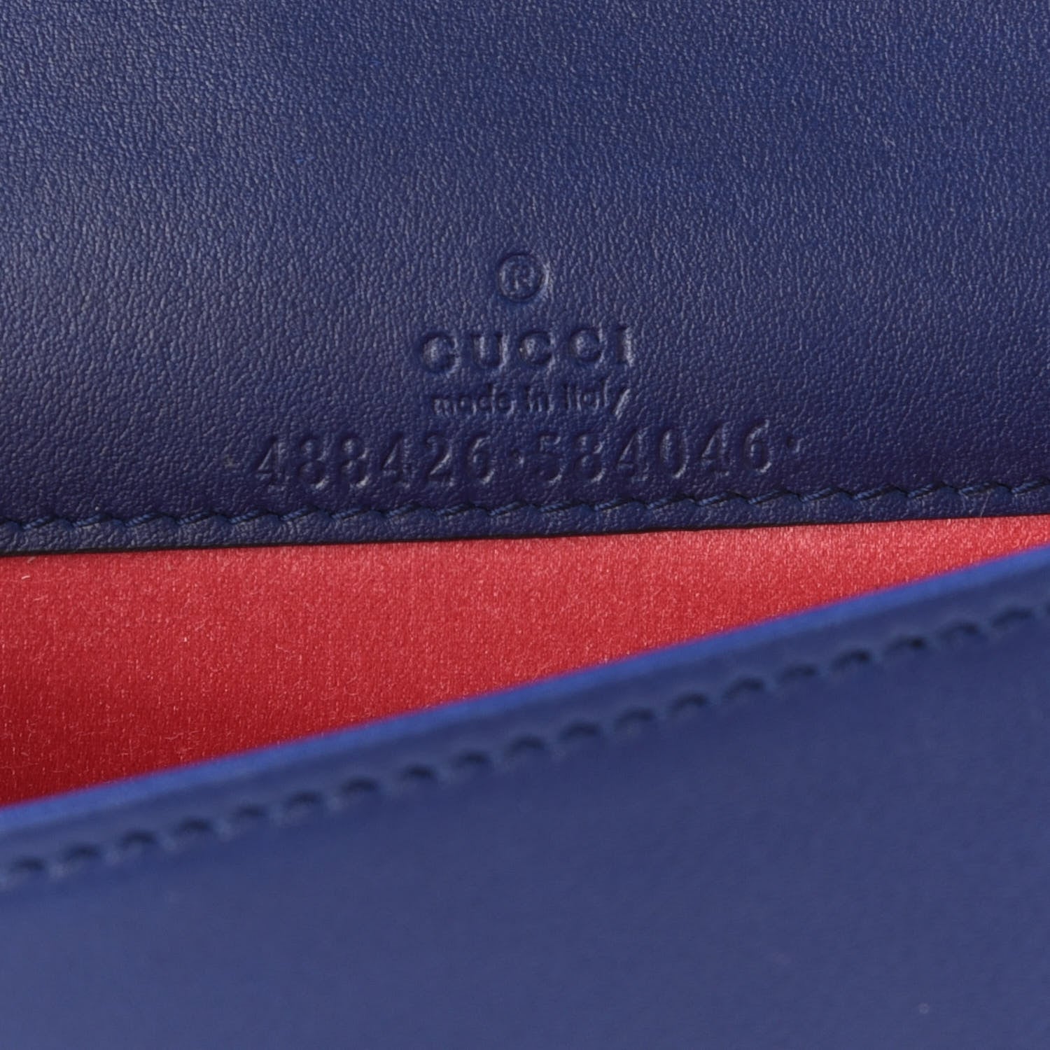 Gucci Velvet Matelasse GG Marmont Mini Bag Cobalt Blue 9 of 13