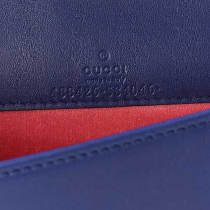 Gucci Velvet Matelasse GG Marmont Mini Bag Cobalt Blue 9 of 13