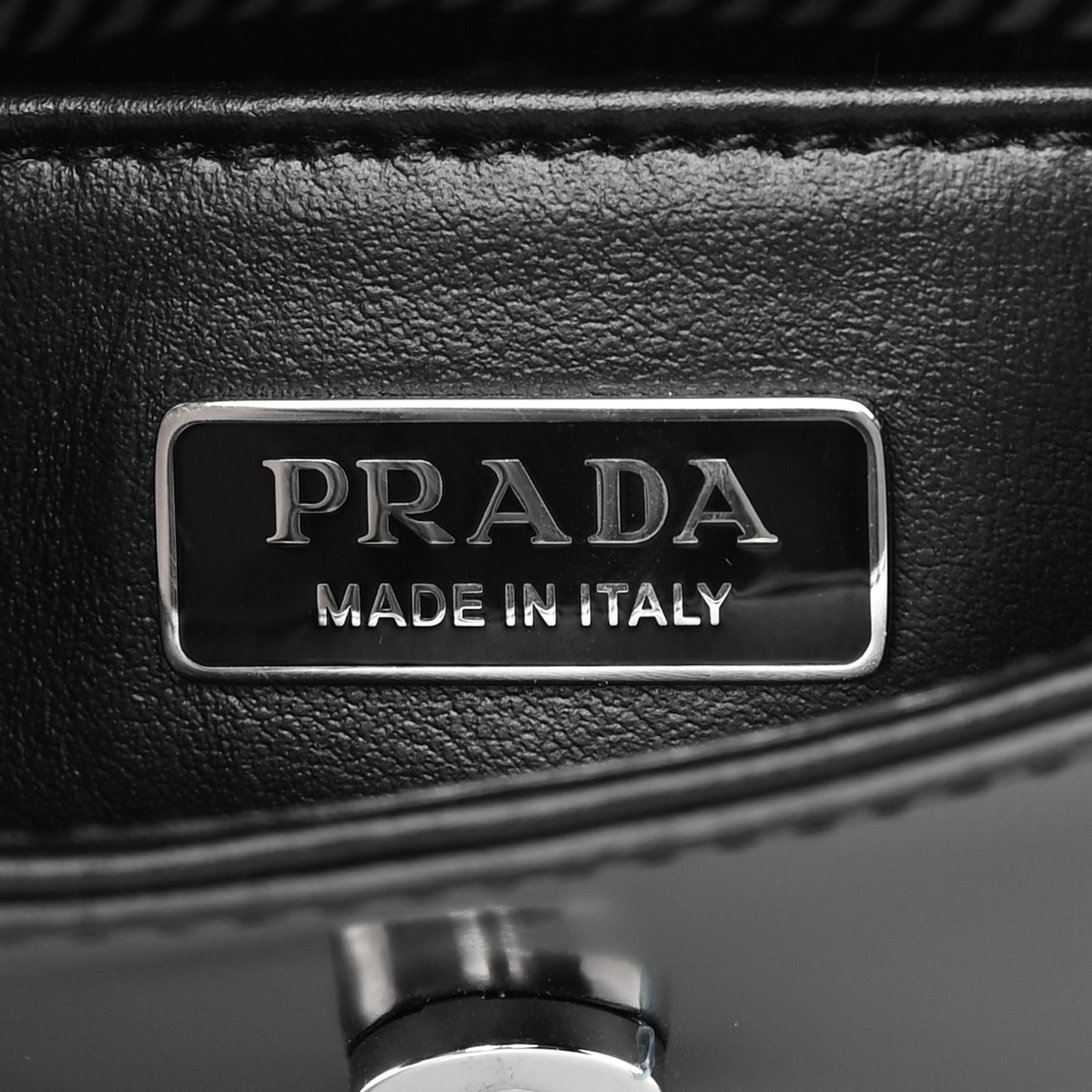 Spazzolato Cleo Flap Shoulder Bag Black
