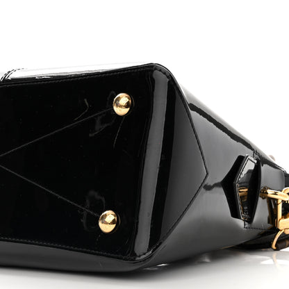 Louis Vuitton Patent Calfskin Miroir Tote Black 10 of 13