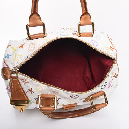 Louis Vuitton Monogram Multicolor Speedy 30 White 5 of 16
