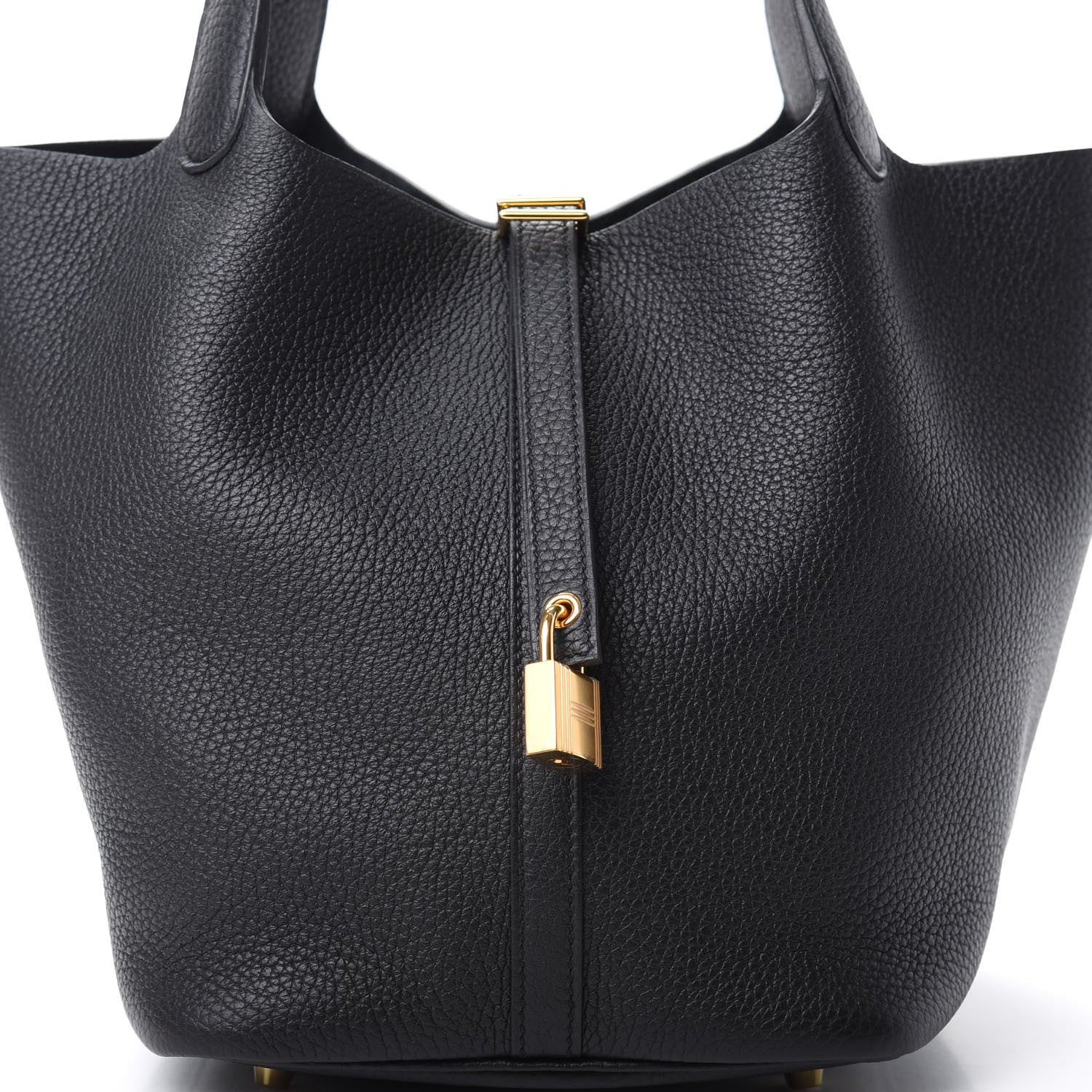 Hermes Taurillon Clemence Picotin Lock 22 MM Black 8 of 11
