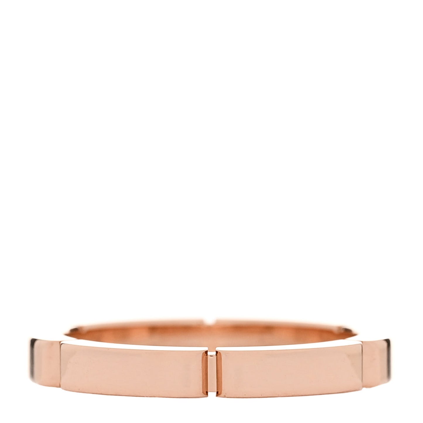 18K Pink Gold 2.5mm Maillon Panthere Wedding Band Ring 49 5