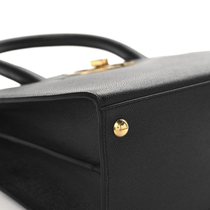 Christian Dior Grained Calfskin Medium St. Honore Tote Black 8 of 11