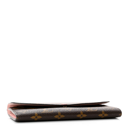 Louis Vuitton Monogram Emilie Wallet Rose Ballerine 4 of 13