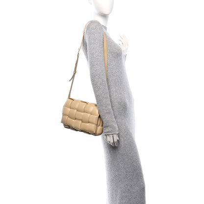 Bottega Veneta Nappa Maxi Intreccio Padded Cassette Crossbody Bag Porridge 2 of 9