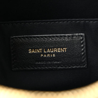 Saint Laurent Calfskin Matelasse Monogram Lou Camera Bag Dusty Grey 6 of 14