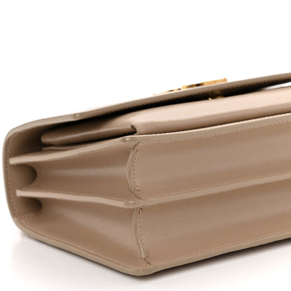 Saint Laurent Calfskin Medium Monogram Sunset Dark Beige 9 of 11