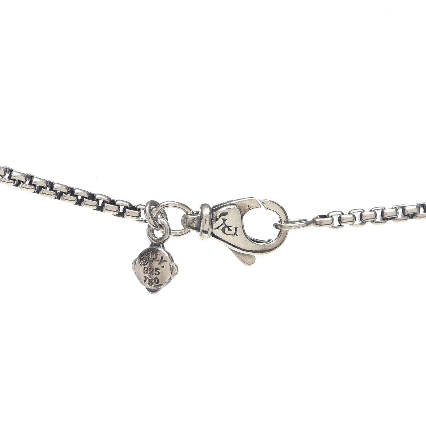 Sterling Silver 18K Yellow Gold Belmont Pendant Necklace