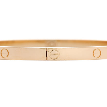 Cartier 18K Yellow Gold Small LOVE Bracelet 16 5 of 8
