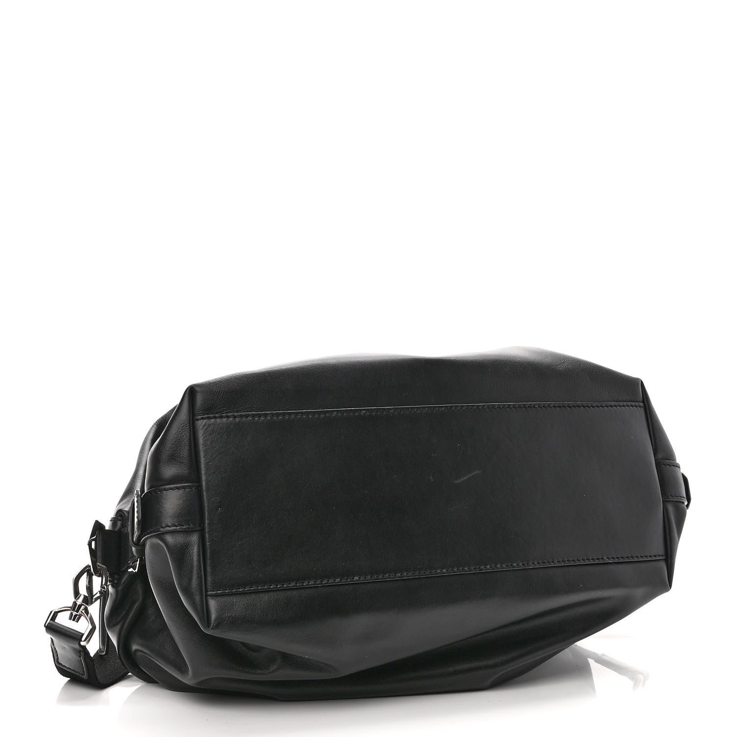 Givenchy Waxed Calfskin Medium Nightingale Logo Strap Black 4 of 10