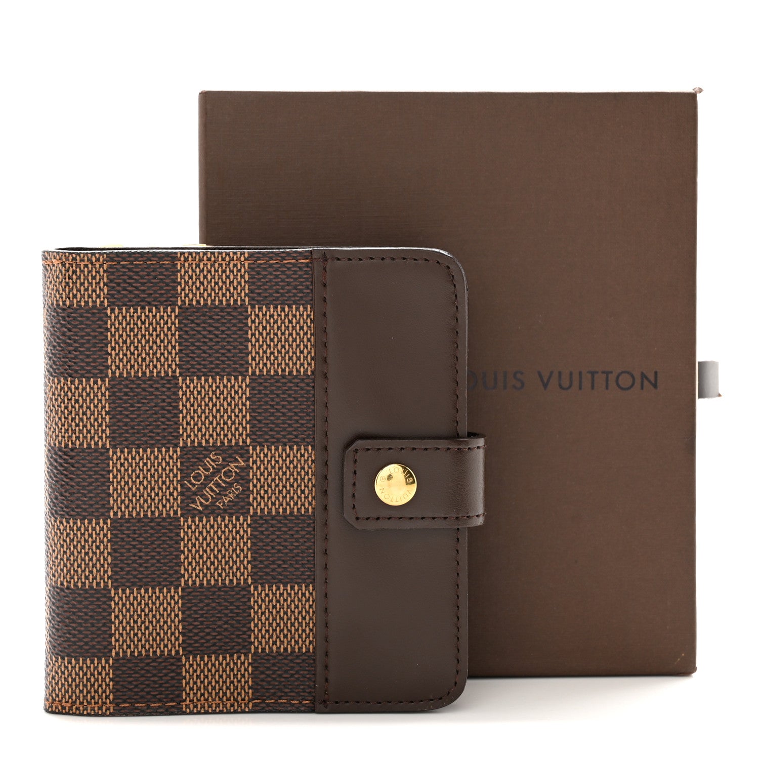 Louis Vuitton Damier Ebene Zippe Zipped Compact Wallet 9 of 9