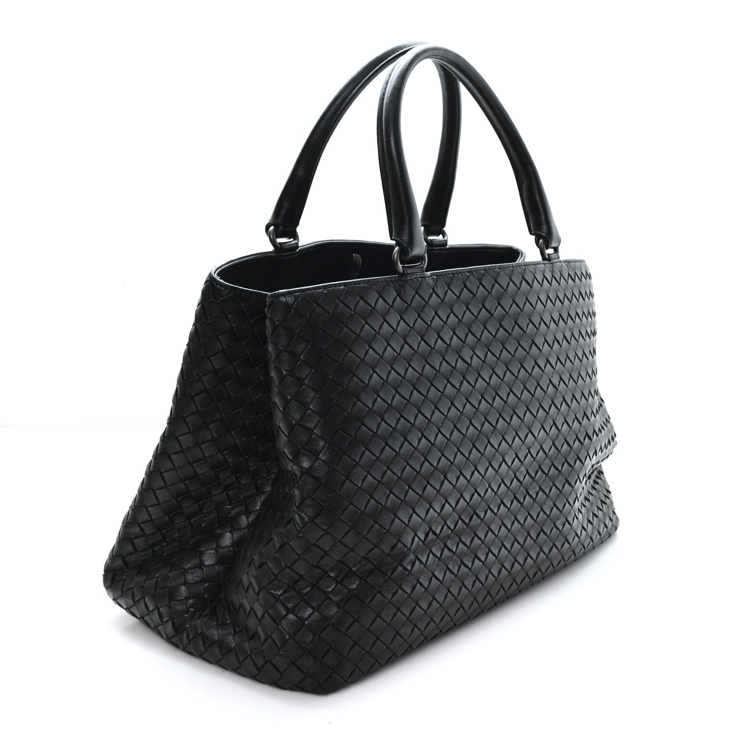 Bottega Veneta Nappa Intrecciato Milano Tote Black 3 of 11