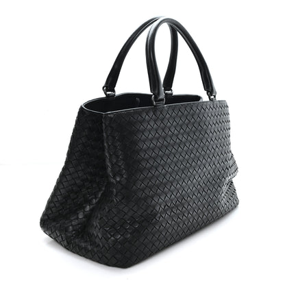 Bottega Veneta Nappa Intrecciato Milano Tote Black 3 of 11