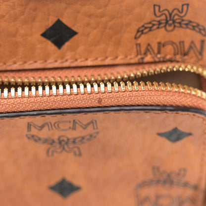 MCM Visetos Crossbody Bag Cognac 11 of 13