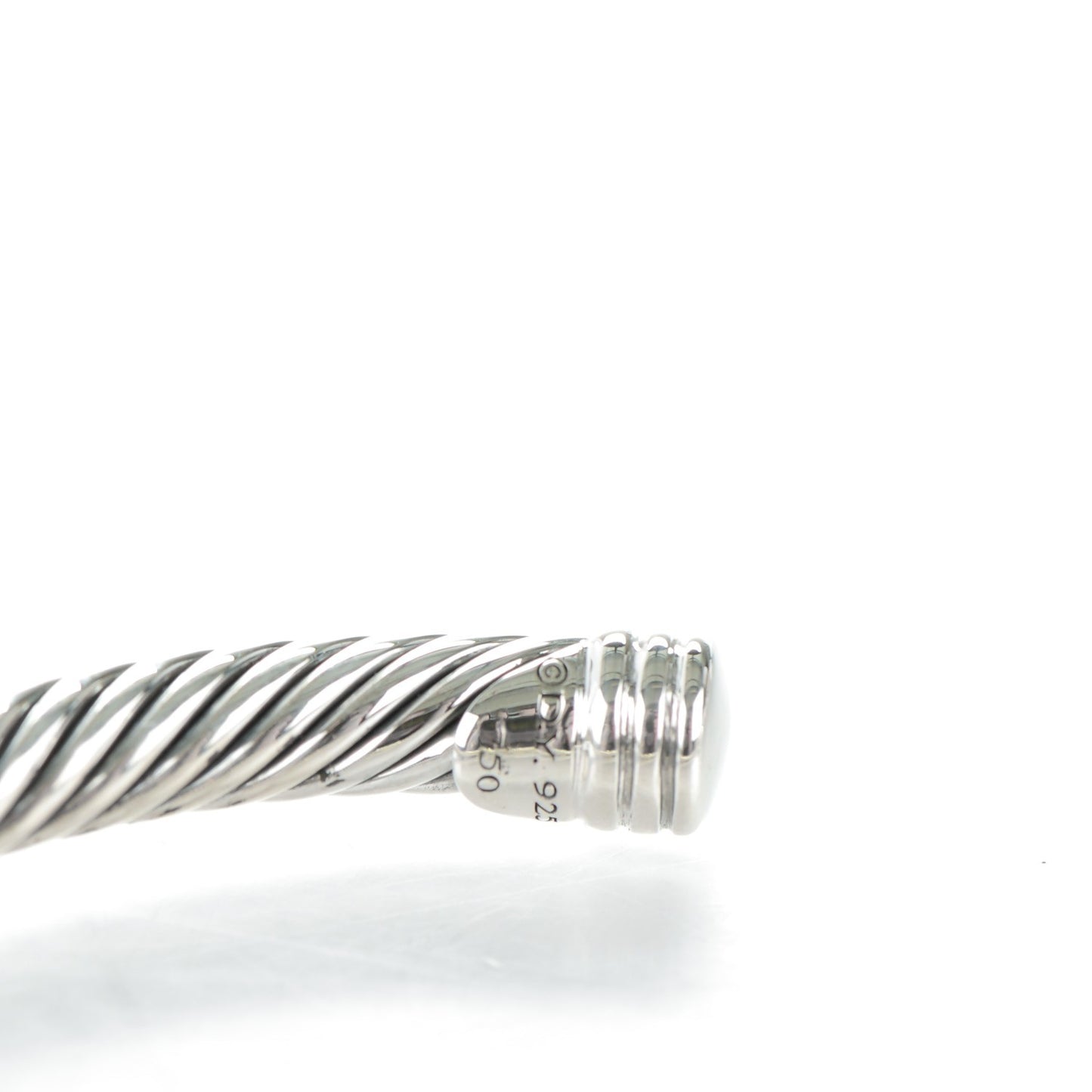 Sterling Silver 18K Yellow Gold 4mm X Station Cable Bracelet