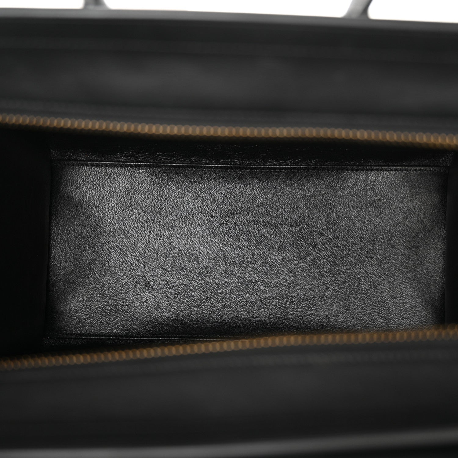 Celine Smooth Calfskin Micro Luggage Black 5 of 10