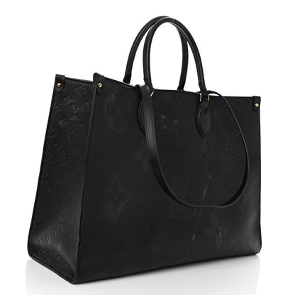 Louis Vuitton Empreinte Monogram Giant Onthego GM Black 3 of 11