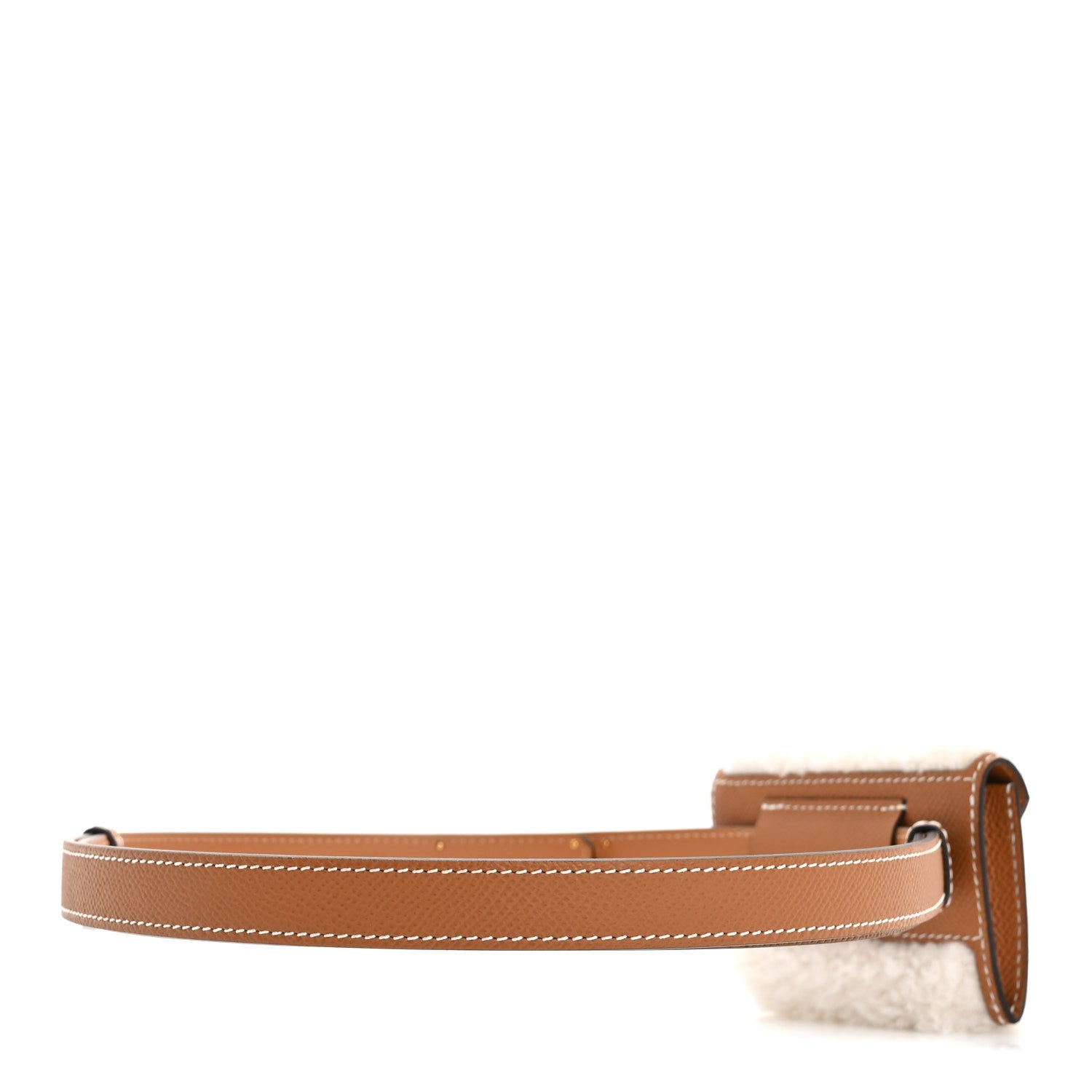 Hermes Epsom Teddy Kelly Pocket Belt Gold Ecru 2 of 6