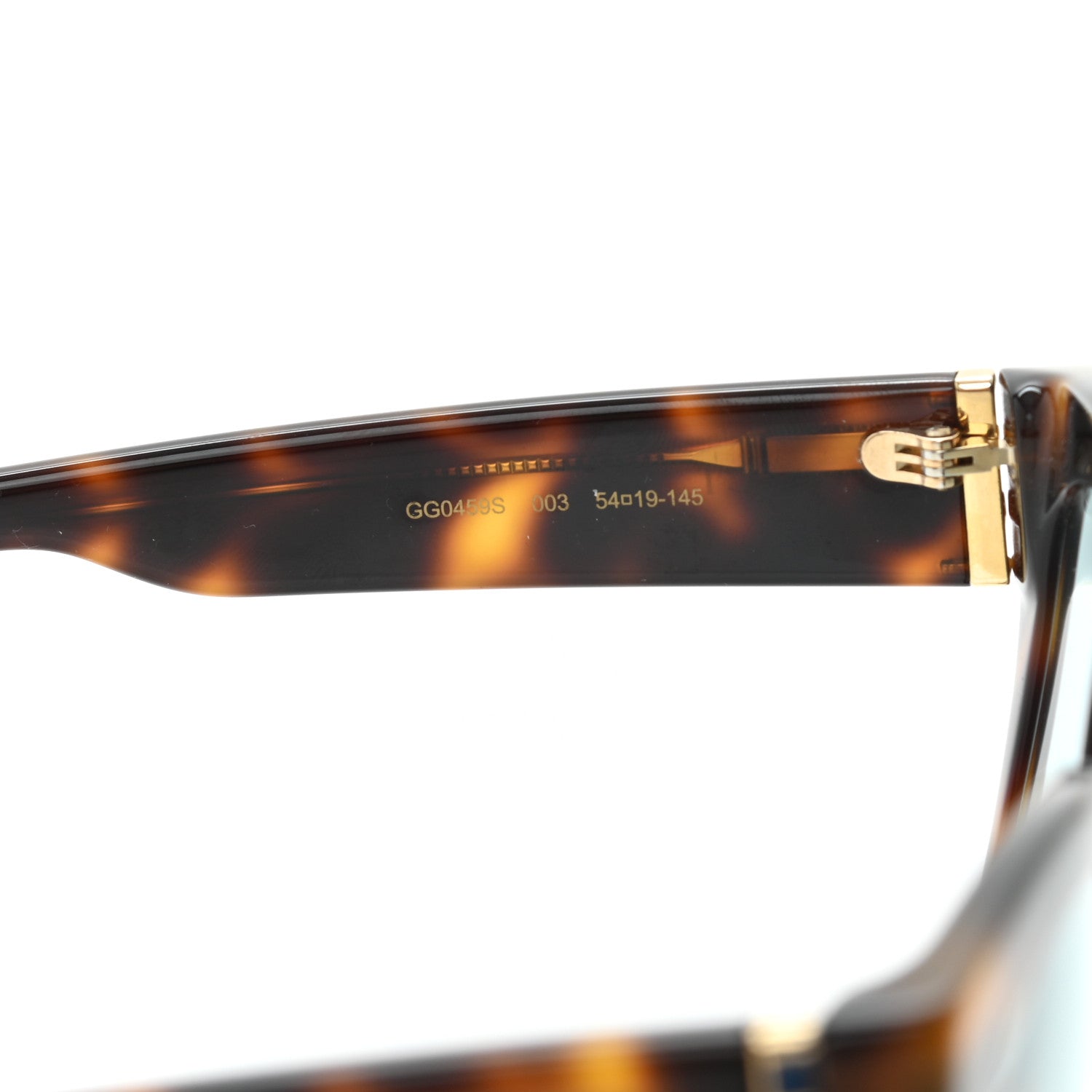 Gucci Acetate Square Frame Sunglasses GG0459S Tortoise 7 of 7