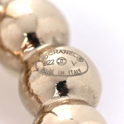 Chanel Pearl Quilted CC Flap Bag Earrings Gold 4 of 6