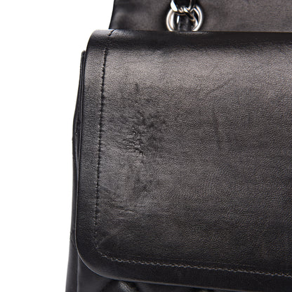 Chanel Lambskin Quilted Maxi Double Flap Black 16 of 20