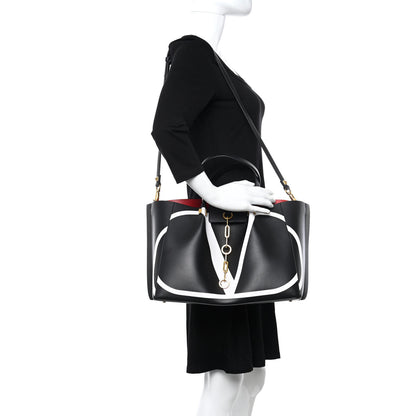 Valentino Garavani Nappa VLogo Medium Escape Tote Black 2 of 11