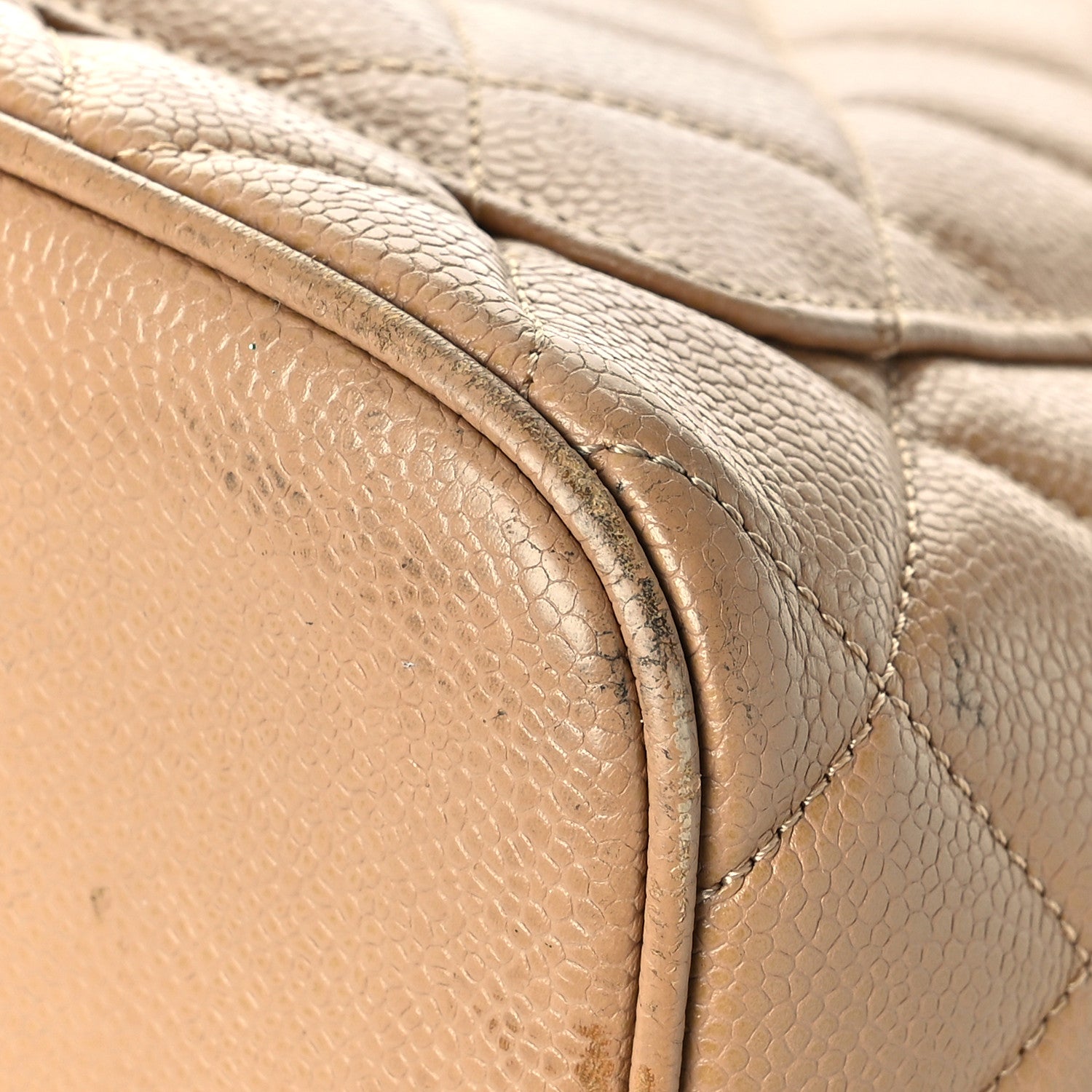 Chanel Caviar Quilted Medallion Tote Beige 11 of 24