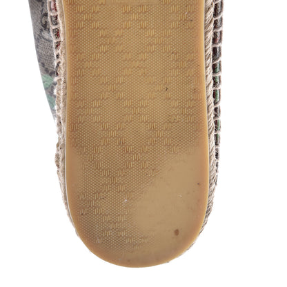 Gucci GG Supreme Monogram Tian Womens Espadrilles 40 Beige Multicolor Red 8 of 10