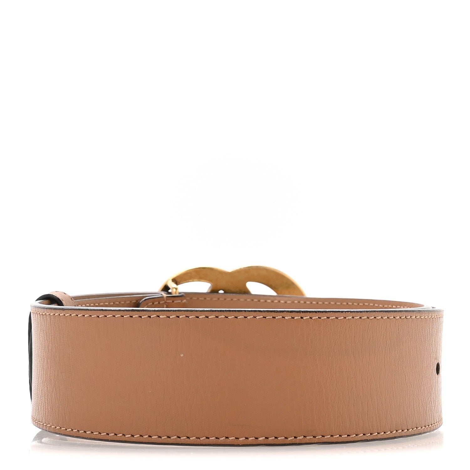 Gucci Calfskin Double G 40mm Belt 80 32 Tan 2 of 5