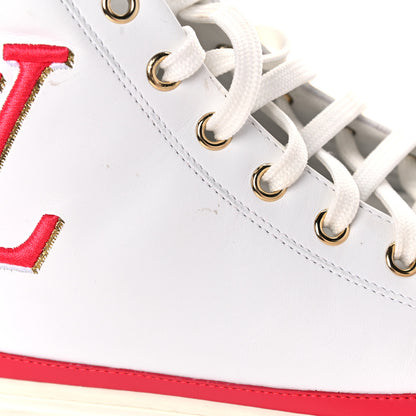 Louis Vuitton Calfskin LV Stellar Sneaker Boots 39 White Framboise 17 of 17